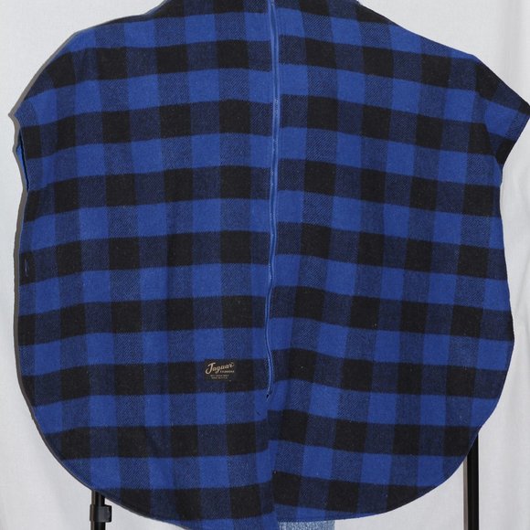 Jaguar Fashion Reversible Poncho Shawl Hoodie - Picture 5 of 11